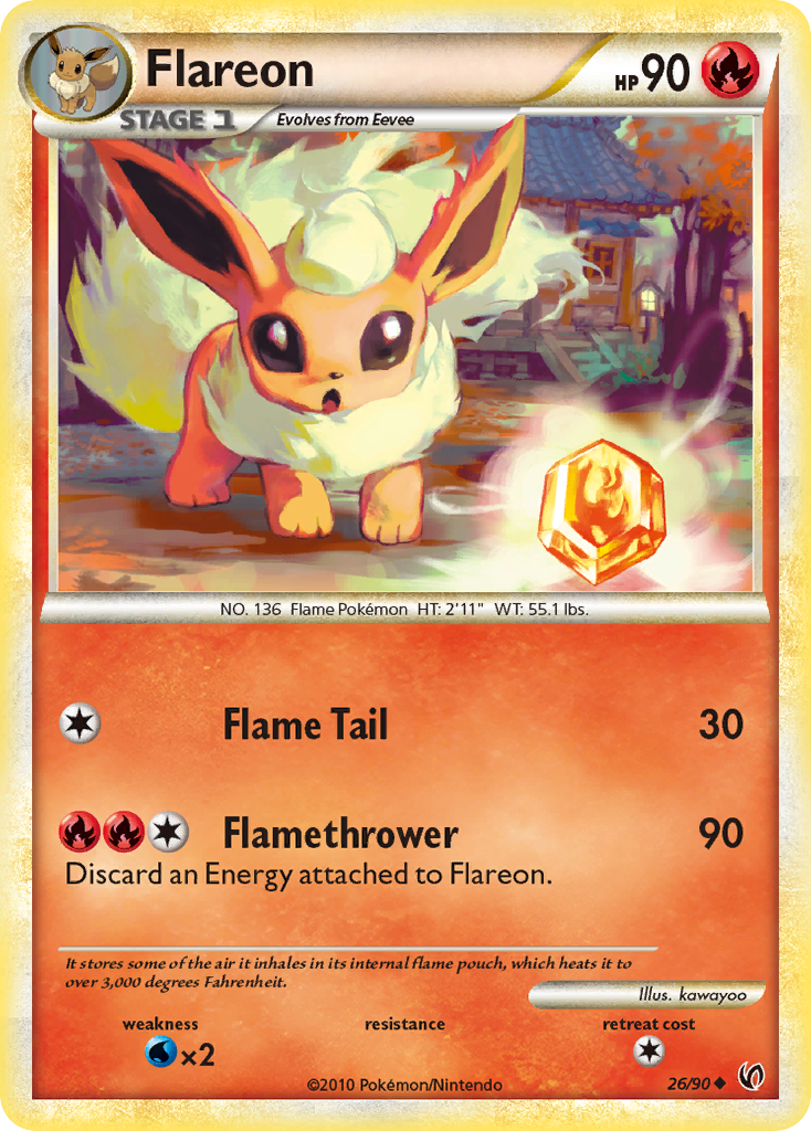 Flareon 026/91 Uncommon