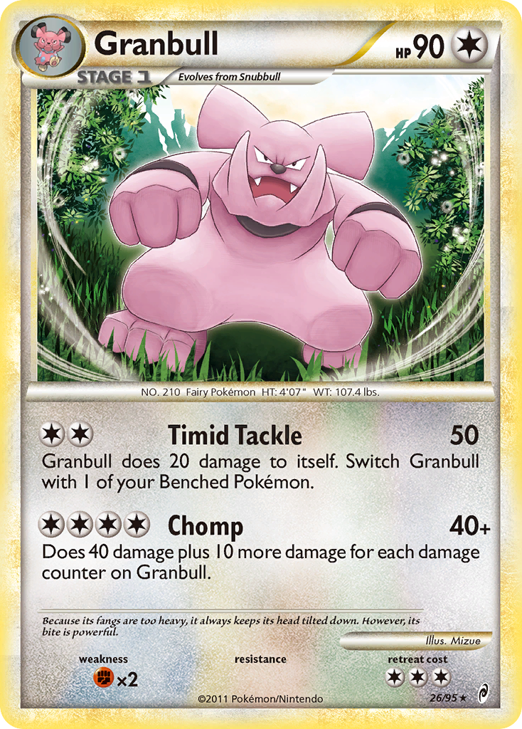 Granbull 026/106 Rare