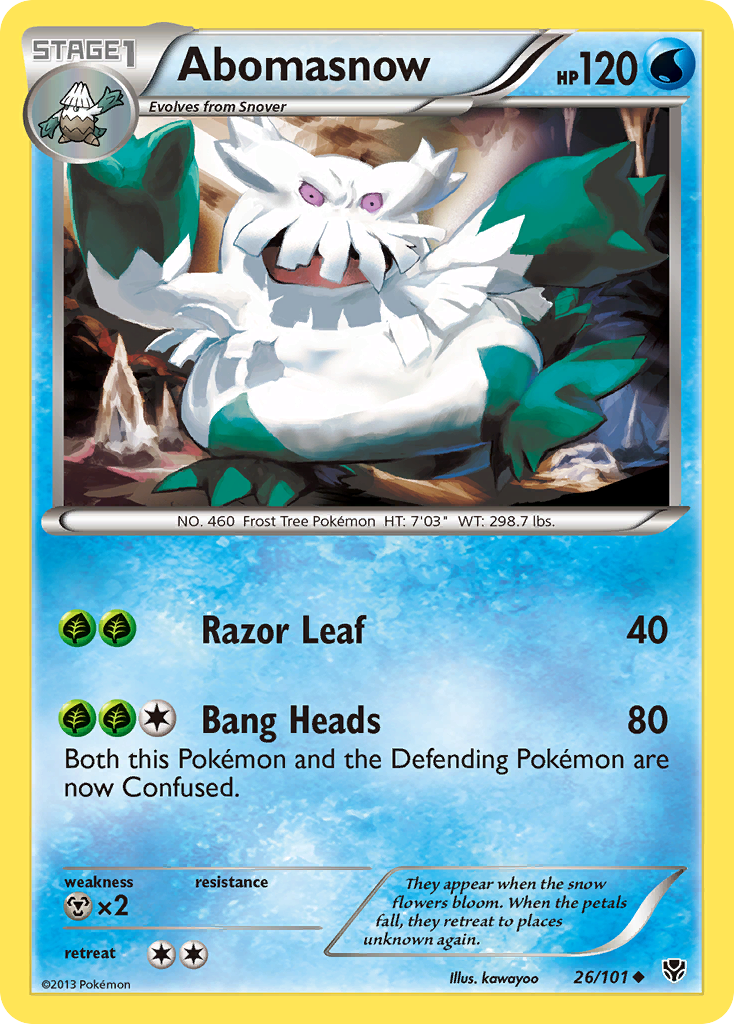 Abomasnow 026/105 Uncommon