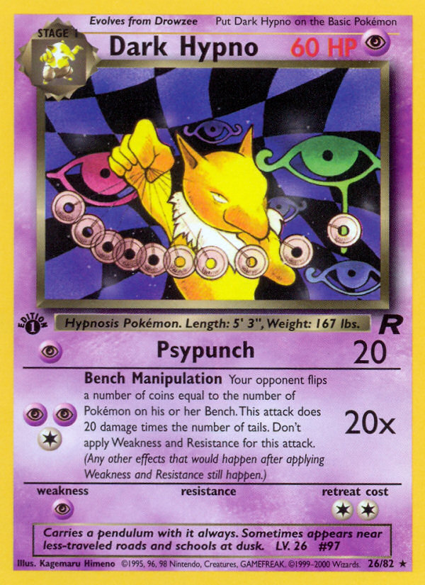 Dark Hypno 026/83 Rare