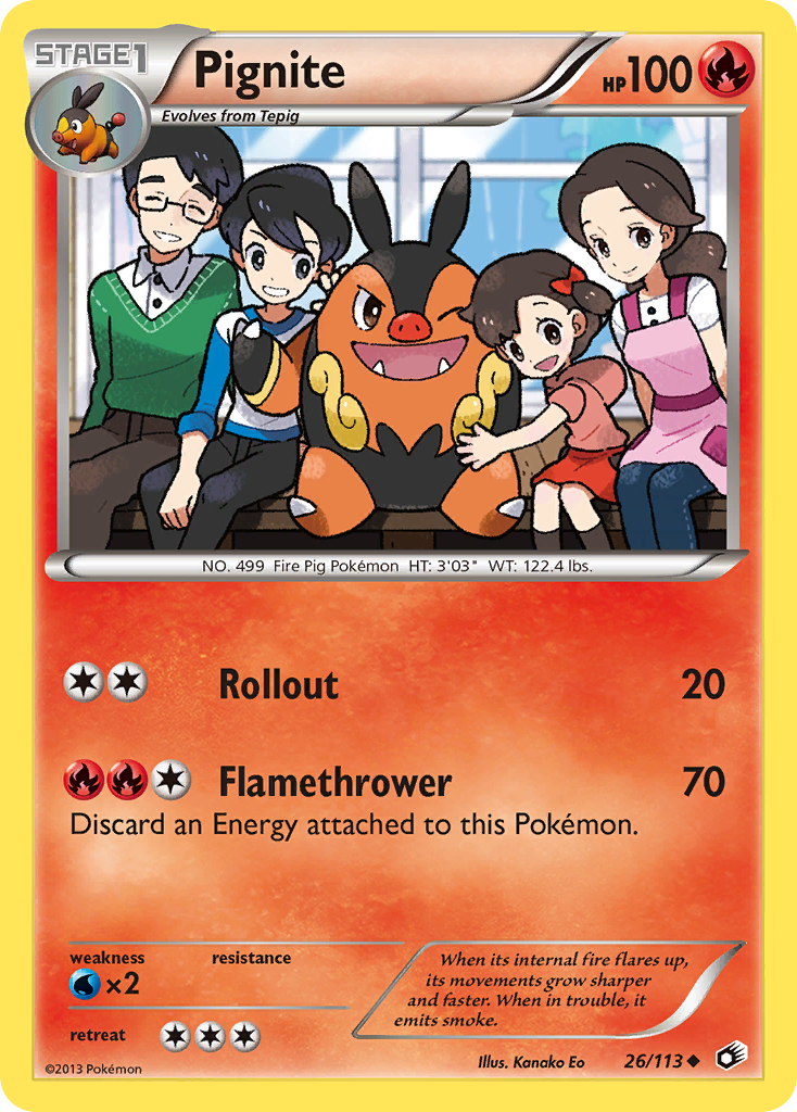 Pignite 026/140 Uncommon