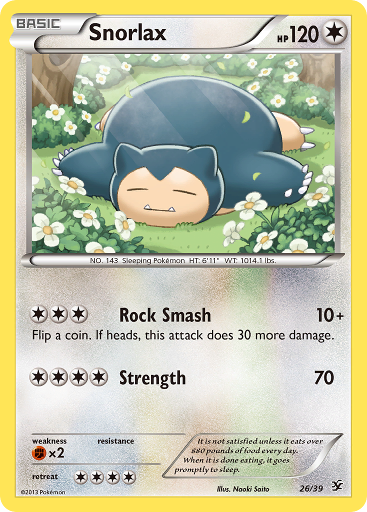 Snorlax 026/39 Unknown