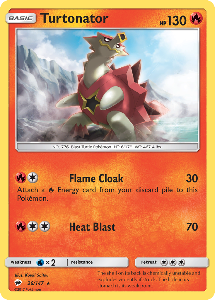 Turtonator 026/177 Rare