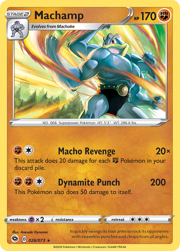Machamp 026/80 Rare Holo