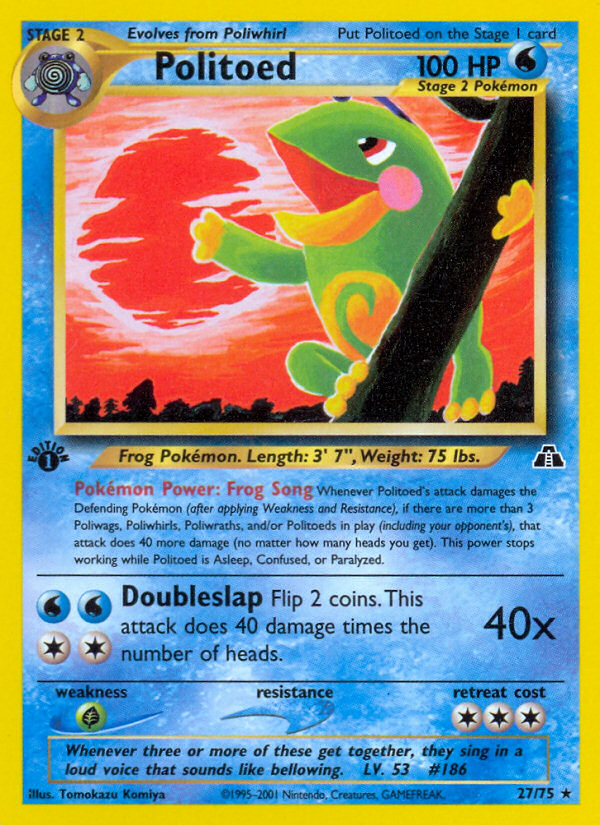 Politoed 027/75 Rare