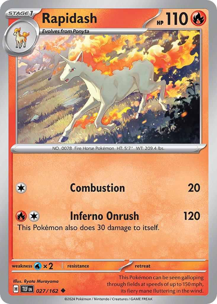 Rapidash 027/218 Uncommon