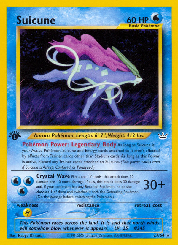 Suicune 027/66 Rare