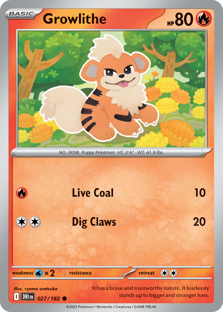 Growlithe 027/244 Common
