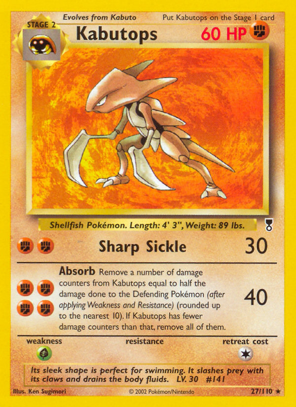 Kabutops 027/110 Rare