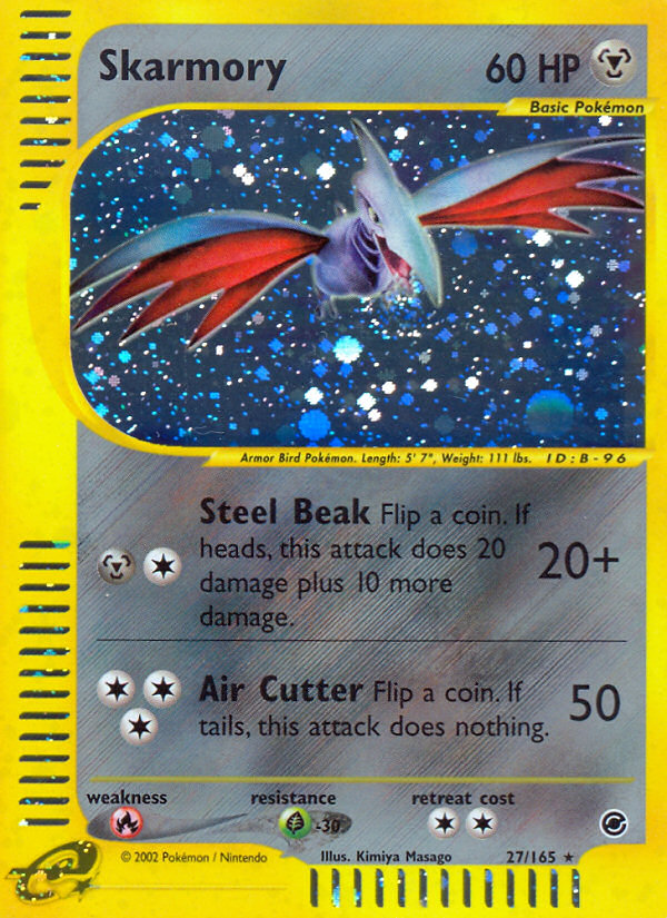 Skarmory 027/165 Rare Holo