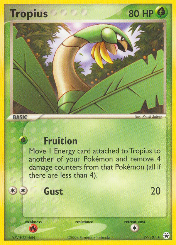 Tropius 027/102 Rare