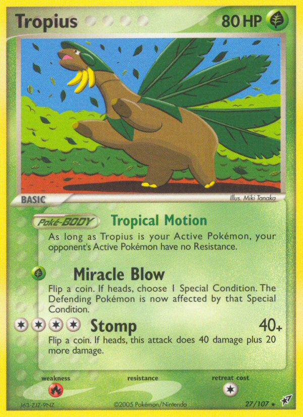 Tropius 027/108 Rare