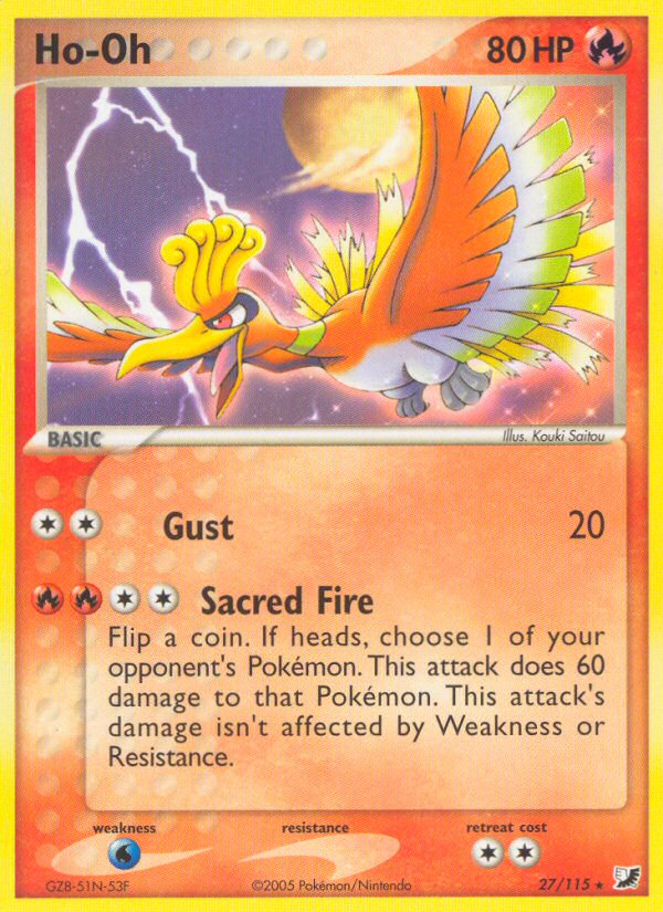 Ho-Oh 027/145 Rare