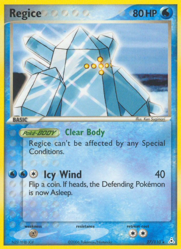 Regice 027/111 Rare