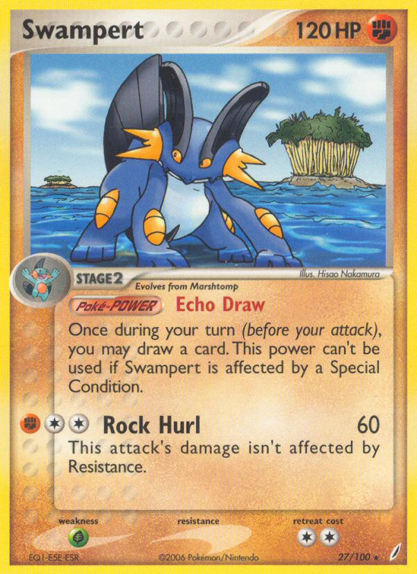 Swampert 027/100 Rare