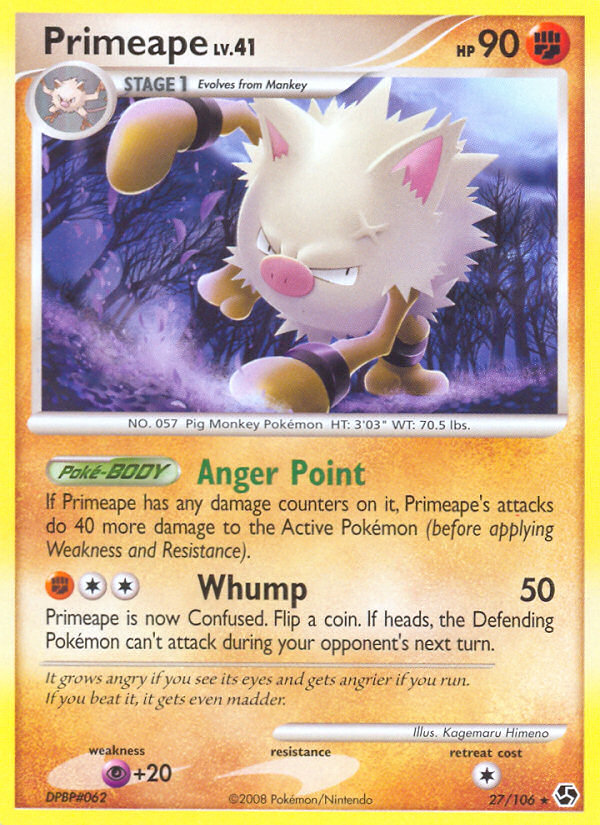 Primeape 027/106 Rare