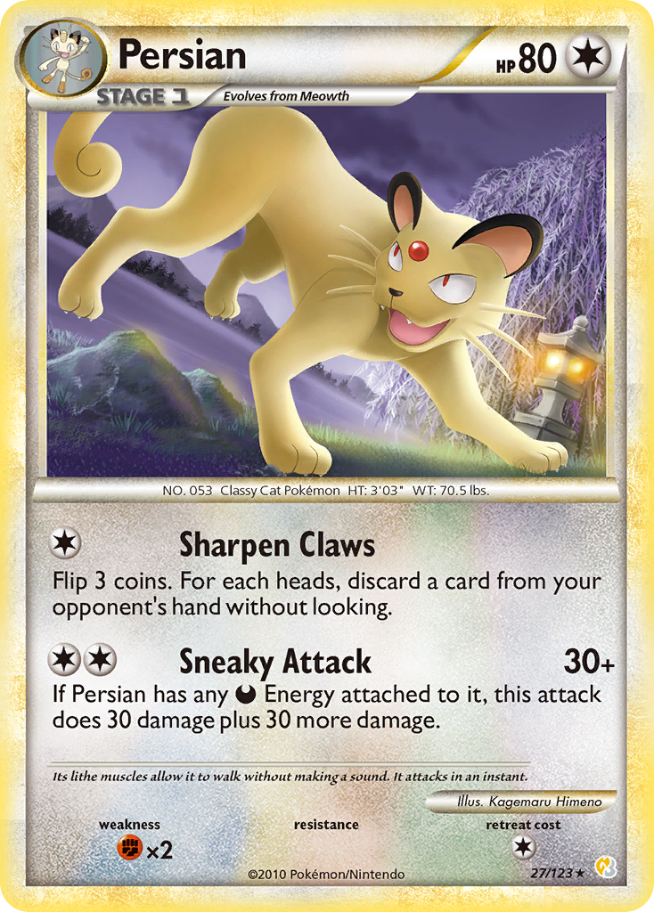 Persian 027/124 Rare