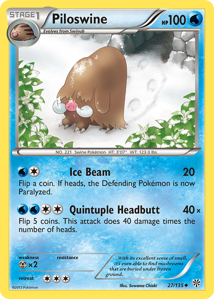 Piloswine 027/138 Uncommon