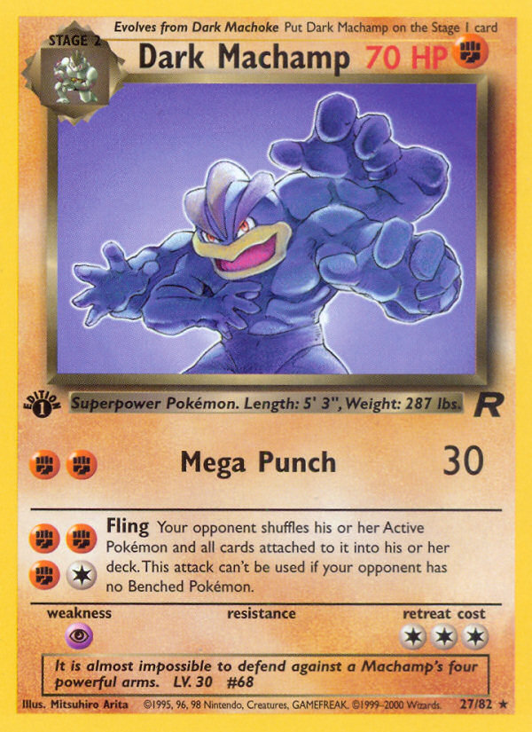 Dark Machamp 027/83 Rare