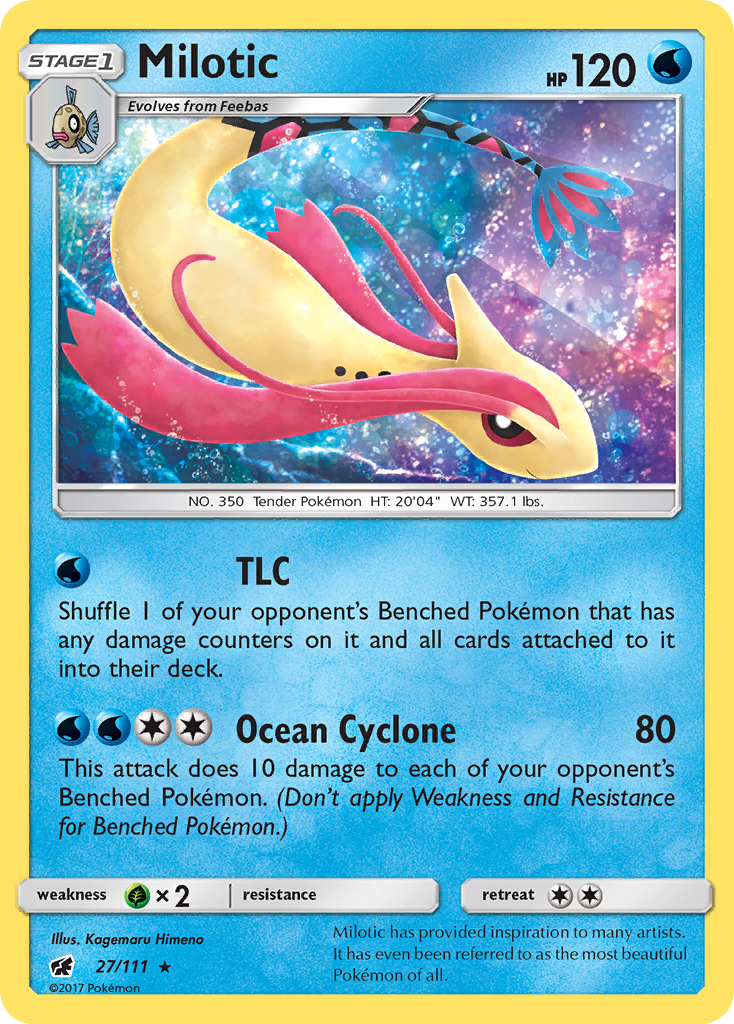 Milotic 027/126 Rare Holo