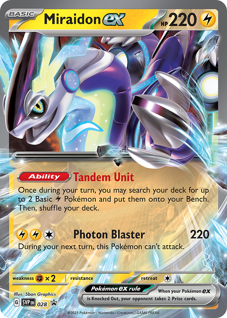Miraidon ex 028/196 Promo