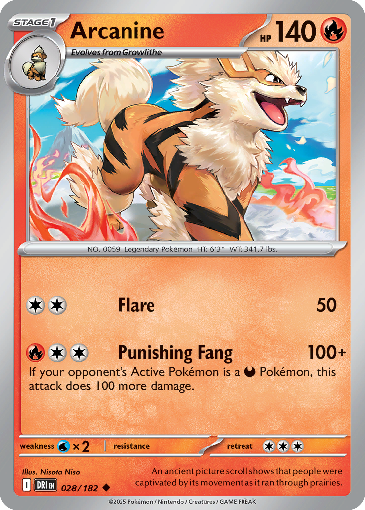 Arcanine 028/244 Uncommon