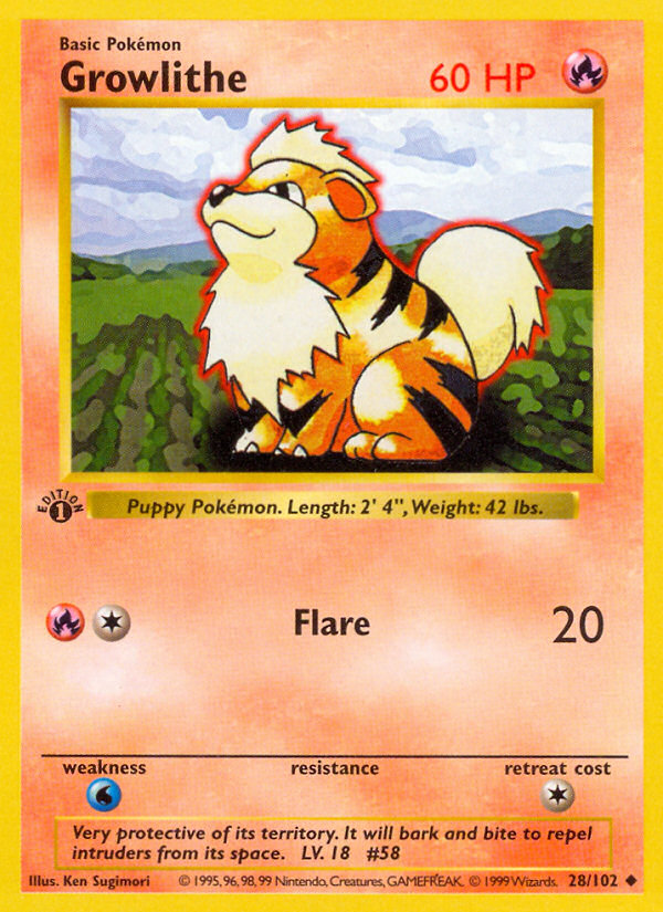 Growlithe 028/102 Uncommon