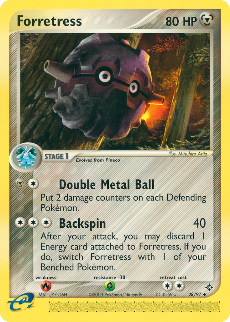Forretress 028/100 Uncommon