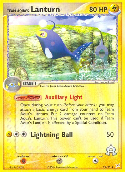 Team Aqua's Lanturn 028/97 Uncommon