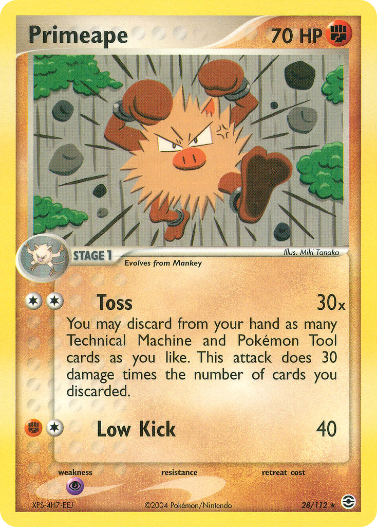 Primeape 028/116 Rare