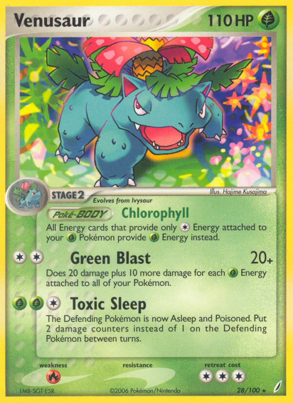Venusaur 028/100 Rare