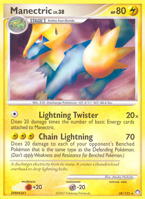 Manectric 028/124 Rare