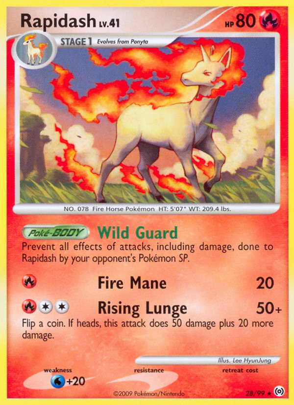 Rapidash 028/111 Rare
