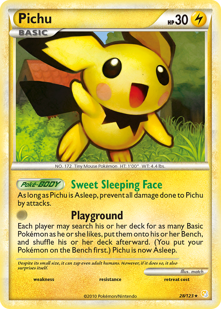 Pichu 028/124 Rare