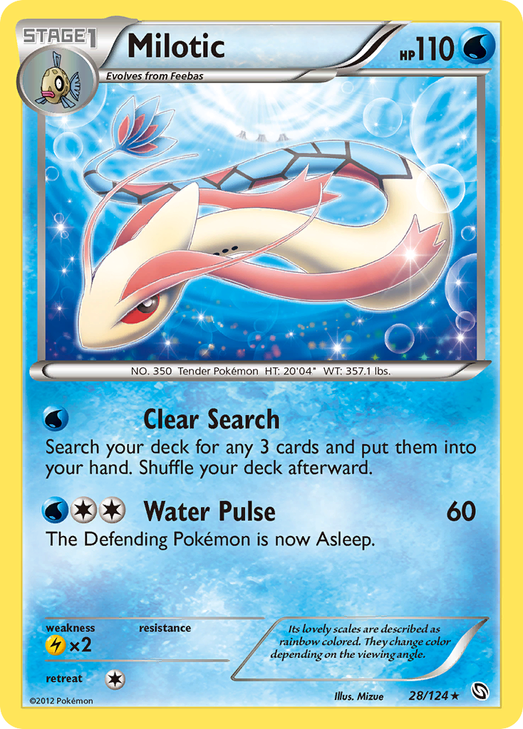 Milotic 028/128 Rare Holo
