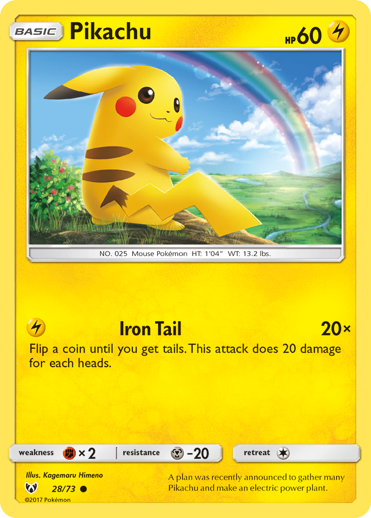 Pikachu 028/81 Common