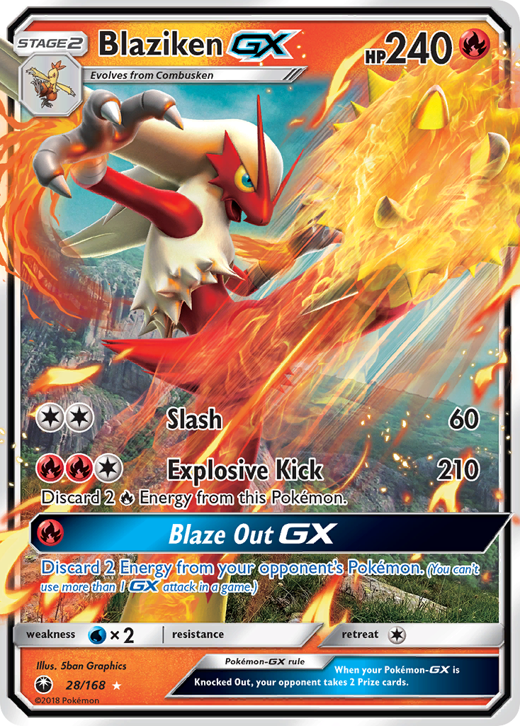 Blaziken-GX 028/187 Rare Holo GX