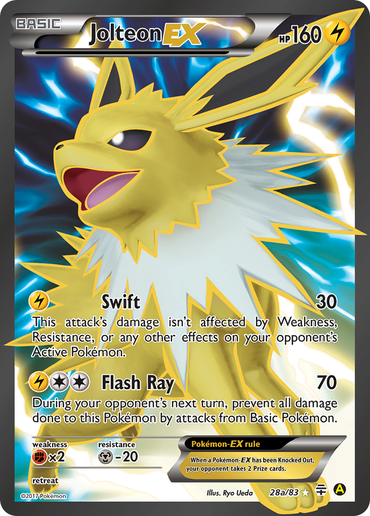 Jolteon-EX 028/117 Rare Ultra