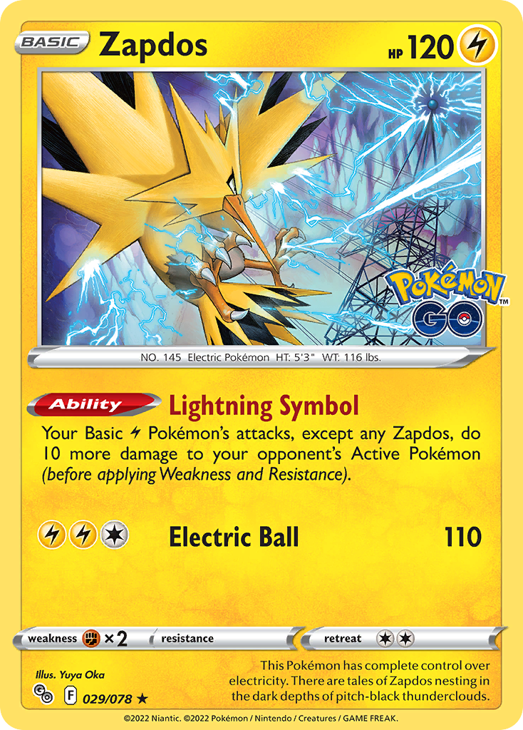 Zapdos 029/88 Rare Holo