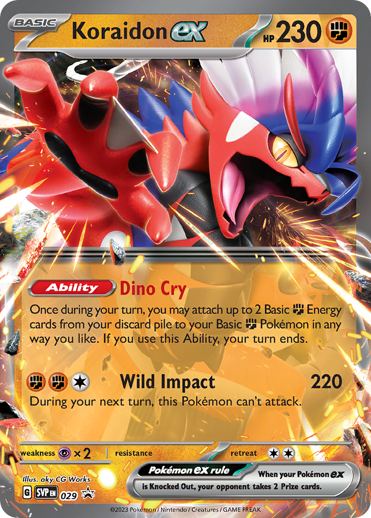 Koraidon ex 029/196 Promo
