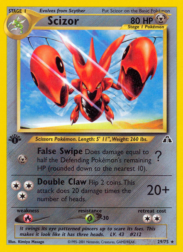 Scizor 029/75 Rare