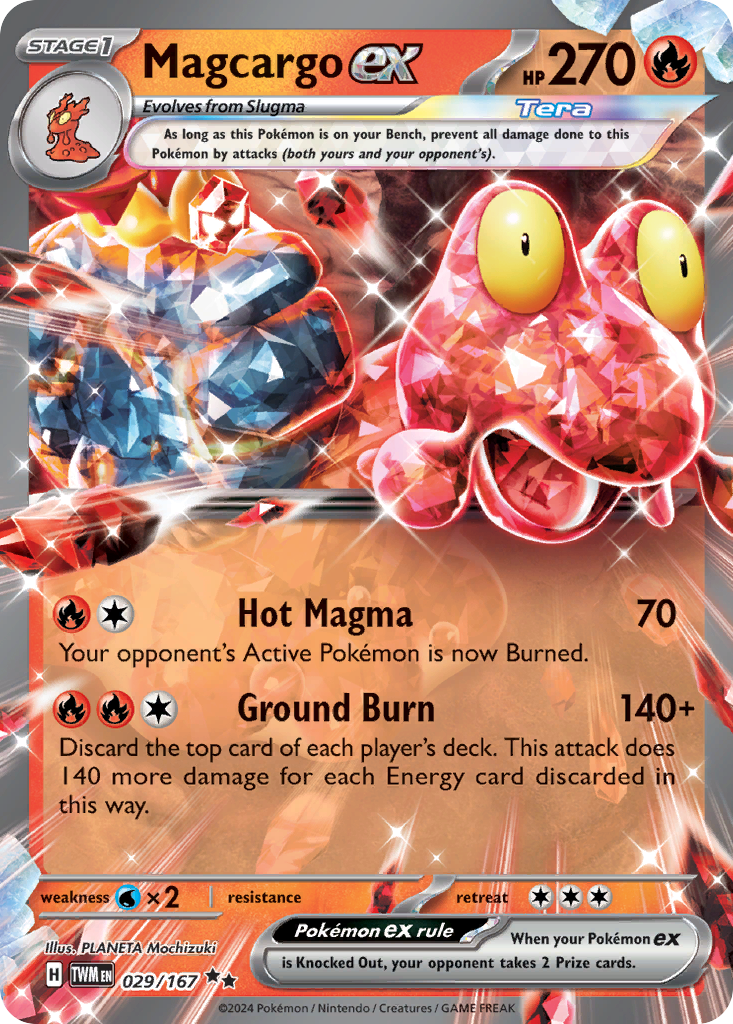 Magcargo ex 029/226 Double Rare
