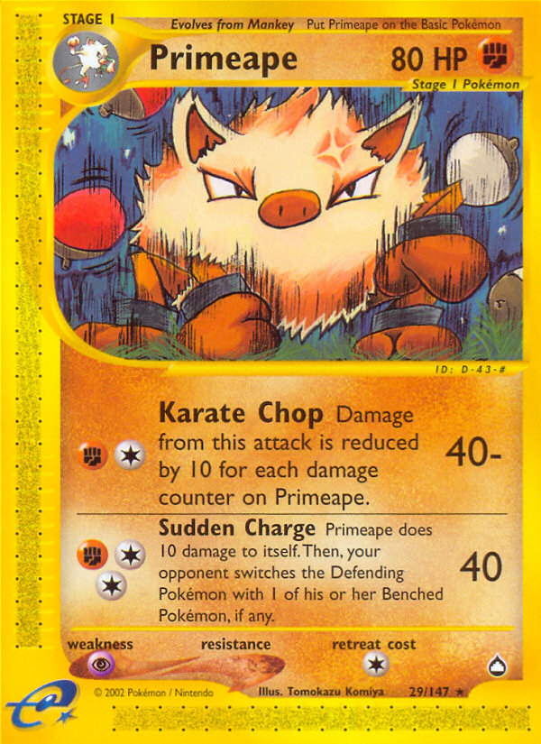 Primeape 029/182 Rare