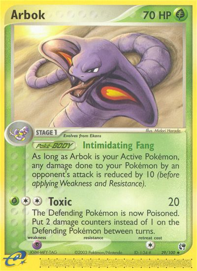 Arbok 029/100 Uncommon