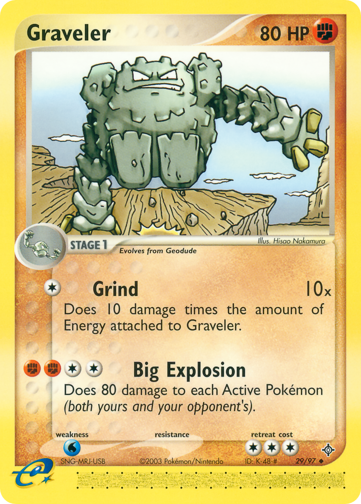Graveler 029/100 Uncommon