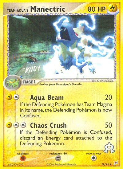Team Aqua's Manectric 029/97 Uncommon