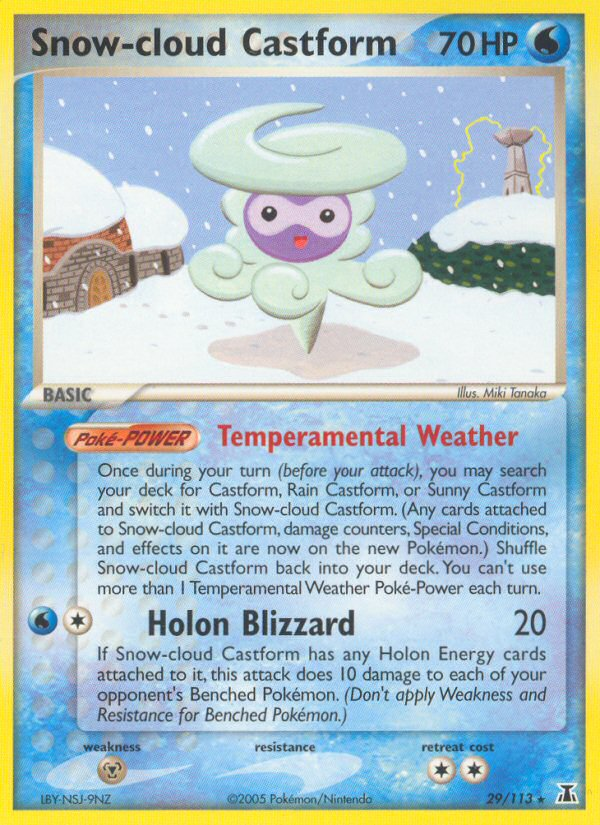 Snow-cloud Castform 029/114 Rare
