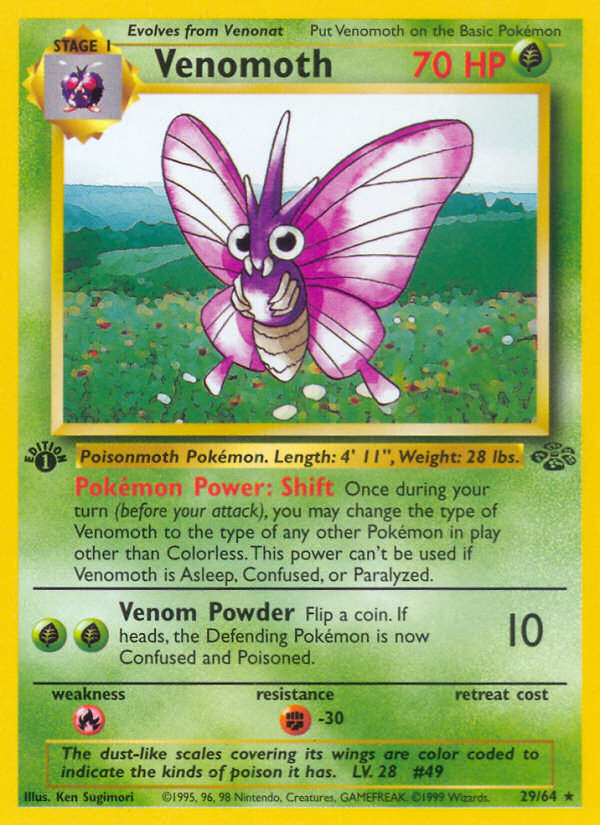 Venomoth 029/64 Rare