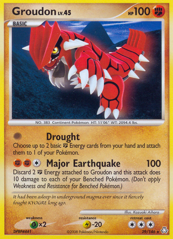 Groudon 029/146 Rare