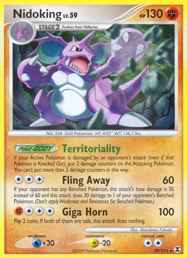 Nidoking 029/120 Rare